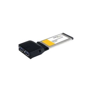 StarTech.com Carte Adaptateur ExpressCard vers 2 Ports USB 3.0 avec Support UASP - 1x Carte ExpressCard 34mm - 2x USB 3.0 A Femelle - Adaptateur USB - ExpressCard - Publicité