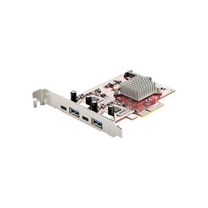 StarTech.com Carte PCIe USB 4 Ports - Carte d'Extension PCI Express USB 10Gbps avec 2 Controlleurs - 2x USB-C & 2x USB-A (USB 3.2/3.1 Gen 2) - Carte PCI-e - Publicité