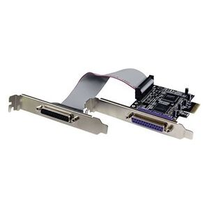 StarTech.com Carte PCI Express 2 ports paralleles DB25 - Carte controleur PCI-E 2 ports IEEE 1284 Low Profile - Adaptateur parallèle - PCIe - IEEE 1284 x 2 - Publicité