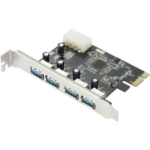 4 ports Carte contrôleur USB 3.0 USB-A PCIe Renkforce