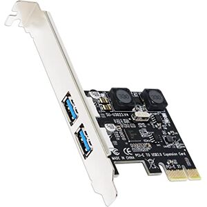 glotrends U3023 Carte d'extension PCI-E vers USB 3.0 2 Ports, Compatible avec Windows et Linux (Non Compatible avec Mac OS) - Publicité