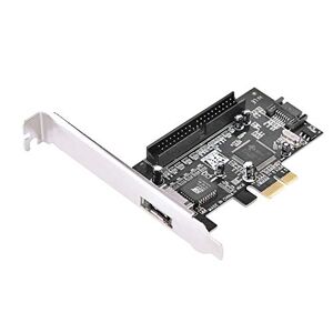 CCYLEZ Carte Adaptateur PCIe SATA, PCI-E vers ATA133 + Carte Raid SATA II + ESATA avec Lecteur de CD, 1 Interface SATA Interne & 1 eSATA Externe & 1 Interface ATA133 Interne - Publicité