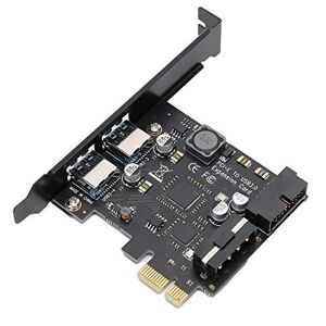 Bewinner Carte PCIe USB 3.0, Carte D'extension PCI-E vers USB3.0 20PIN, Carte PCI Express STW-3002 pour Ordinateur de Bureau, Adaptateur de Contrôleur de Concentrateur USB PCIe 5 Gbit/s - Publicité
