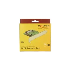 Delock 89672 carte et adaptateur d''interfaces Interne PCI, SATA, U.2, Contrôleur - Publicité