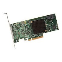 Broadcom MegaRAID SAS 9341-4i - contrôleur de stockage (RAID) - SATA 6Gb/s / SAS 12Gb/s - PCIe 3.0 x8