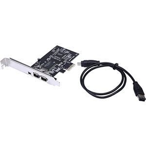 thinS PCI-E 1X 16X 1394 DV Video Capture Uitbreidingskaart met 6Pin 4Pin voor Firewire Pcie Card Desktop Computer