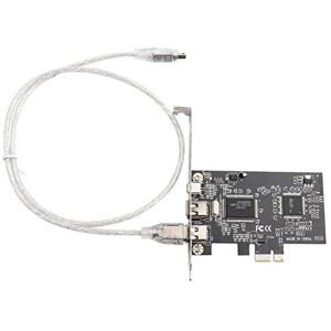 Yunxwd PCI-E PCI Express FireWire 1394a IEEE 1394 Controller Card Desktop Card HD Image Capture Card met Firewire Kabel voor Industriële Video Camera