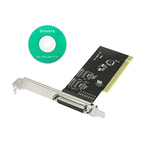 CERRXIAN 1-Poort PCI Parallelle Kaart PCI Poort Kaart Adapter 25Pin Parallelle Lpt PCI naar Parallelle DB25 Printer Poort Controller Card