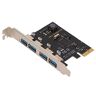 Dpofirs 4 Poorten PCI E Naar USB 3.0 Uitbreidingskaart, PCI Express USB-Uitbreidingskaart, PCI Express Uitbreidingskaart USB-kaart voor Wins XP 7 8 8.1 10