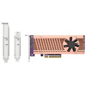 QNAP QM2-2P-384A - Kontrollerkort - PCIe 3.0 - låg profil - PCIe