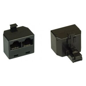 Intos Inline Y-Adapter Med Rj45-Kontakter