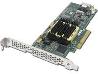 2258100-R Adaptec  3 Gbps 8-Lane PCI-E SAS/SATA RAID-adapter med kabel