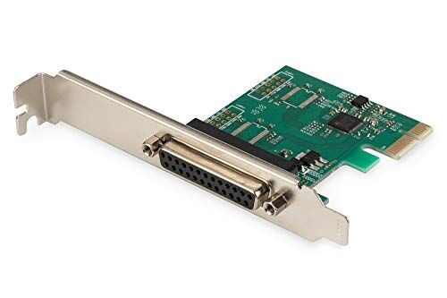 4016032309383 DIGITUS gränssnittskort, PCIe, parallellt gränssnitt, 1 x DSUB 25, inklusive Low Profile Slotblend, chipset: MCS9901