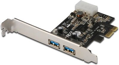 4016032326403 Digitus 2Port USB 3.0 PCI Express-tilläggskort