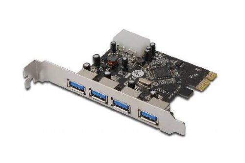4016032309338 DIGITUS gränssnittskort, PCIe PCIe USB 3.0 (4x Typ A) version 1