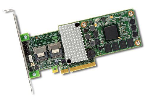 LSI00283 LSI 9260CV-8i PCI Express x8 6Gbit/s RAID-kontroll (SAS, SATA, PCI Express x8, halvhöjd (lågprofil), DDR2, LSISAS2108, WebBIOS)