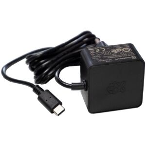 Raspberry Pi 15W USB-C Power Supply Black EU