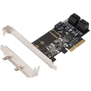 MEO SATA III 6g 5 ports controller card PCIe 3.0 x4 expansion card with Low Profile Bracket