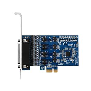 Fcnjsao PCI To RS485 RS232 Serial Adapter Card PCIe RS232 Serial Host Controller Card Low Profile Expansion Card Accessories Pci-e Extension Cable