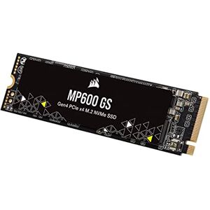 Corsair MP600 GS 1TB PCIe Gen4 x4 NVMe M.2 SSD – High-Density TLC NAND – M.2 2280 – DirectStorage Compatible - Up to 4,800MB/sec – Great for PCIe 4.0 Notebooks - Black