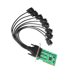 MULAIDI Convenient RS232 Card PCI To 8Port RS232Serial Card For Engineers MultiSerial Controllers Card Device Connection Industrial Control Device Connection