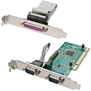 LINDY 51242 2 Port Serial RS-232, 1 Port Parallel, PCI Card