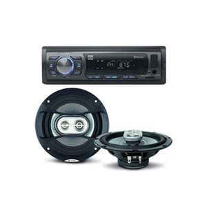 Caliber Pack sono voiture Auto Radio NewOne AR375BT 120 Watts + 2 haut parleurs 16,5cm 120W - Publicité