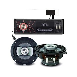 Caliber Pack sono voiture Autoradio RMD060DAB-BT 4x75W + 2 haut parleurs 10cm 80W - Publicité