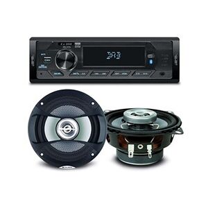 Caliber Pack sono voiture Auto Radio NewOne AR390DAB 80 Watts + 2 haut parleurs 10cm 80W - Publicité