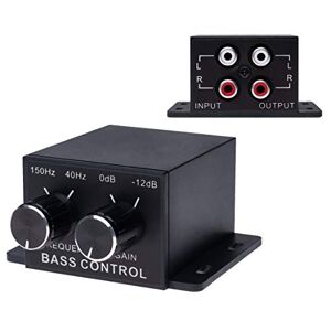 Keple Amplificateur Audio d'auto Universel Bass RCA Bouton de Commande Volume à Distance - Publicité