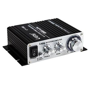 Lepy LP-V3S 25Wx2 RMS Ampli/Amplificateur audio Hifi stéréo digital + Adaptateur EU 5A pour iPhone, PC, MP3 etc. Publicité