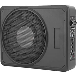 Yosoo Subwoofer de Voiture, Amplificateur Mince de Caisson de Basses de Voiture Haut-parleur de Boîtier de Basses Appareil Audio Sous le Siège 10 Pouces 12V 800W pour Caisson de Basses de Voiture Haut-parle - Publicité