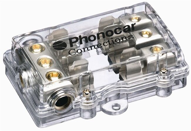 Phonocar Portefusible 3 Sorties - Entrée 3x25 Mm² Sortie 3x10 Mm² Phonocar