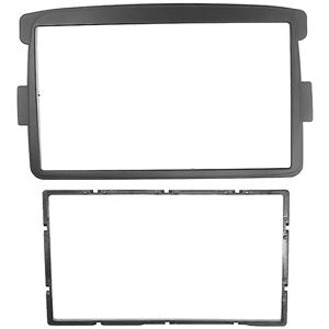 WOOSIEN 2din Car Fascia For Duster Stereo Fascia Panel Dash Mount Installation Car Dvd Frame Kit In-dash