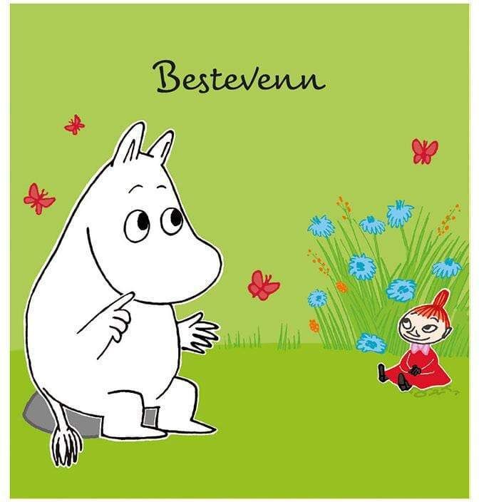 Moomin Mummikort Liten – Bestevenn (Mummitrollet Og My) - Hyttefeber.No 🇳🇴