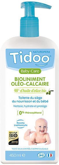 Tidoo Soin Bioliniment Oléo-Calcaire Bio 450ml