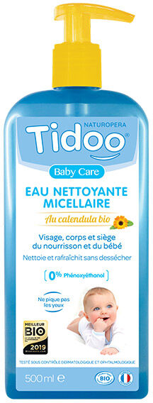 Tidoo Soin Eau Nettoyante Micellaire au Calendula Bio 500ml