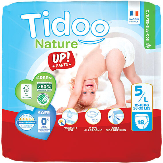 Tidoo Stand Up Culottes d'Apprentissage Taille 5 Junior 18 culottes