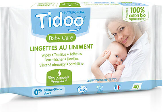 Tidoo Lingettes au Liniment 40 Unités