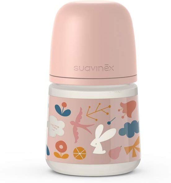 Suavinex Biberon Tétine Symétrique SX Pro S Into The Forest Rose Poudré 150ml