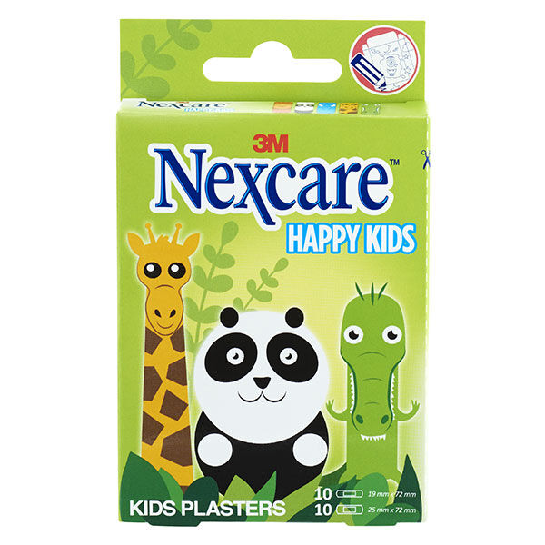 Nexcare 3M Nexcare Happy Kids Animaux 20 pansements