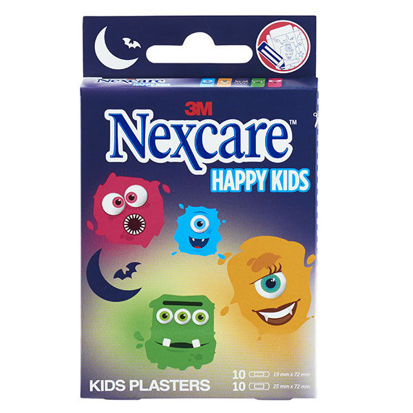 Nexcare 3M Nexcare Happy Kids Monstres 20 pansements