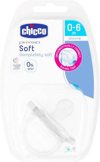 Chicco Physio Soft tout Silicone Neutre Transparent 0-6m