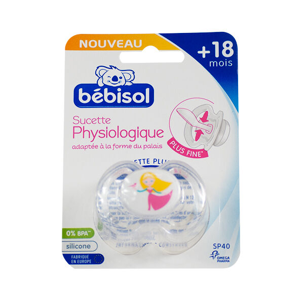 Bébisol Bebisol Sucette Silicone Physiologique +18m Princesse