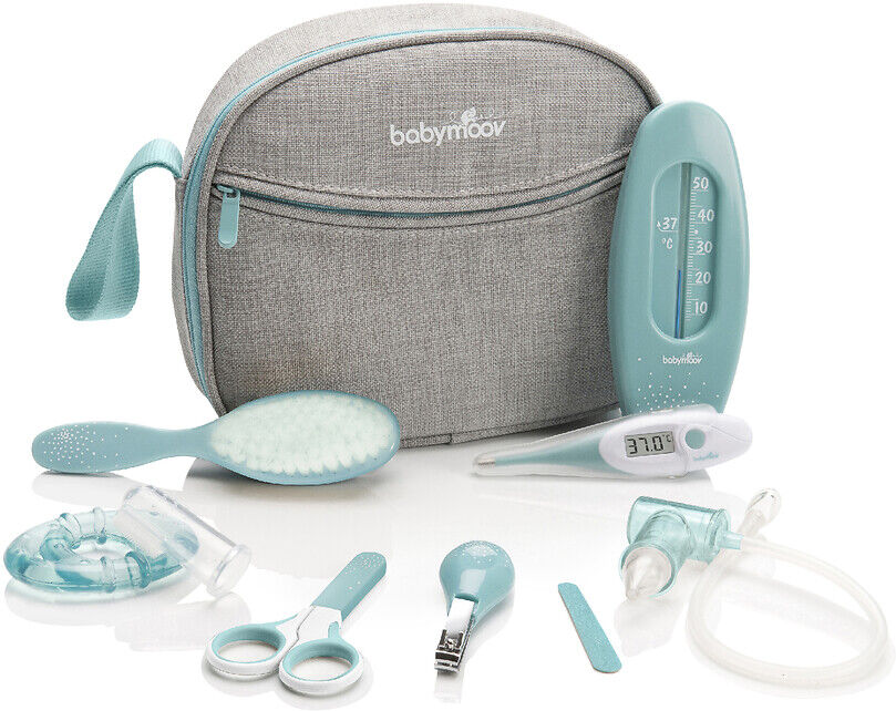 BABYMOOV Trousse de soin bébé avec 9 accessoires