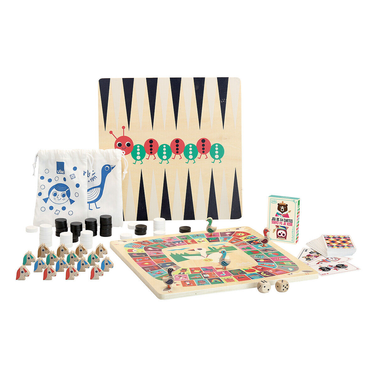 VILAC Grand coffret de multi jeux Ingela P.Arrhenius