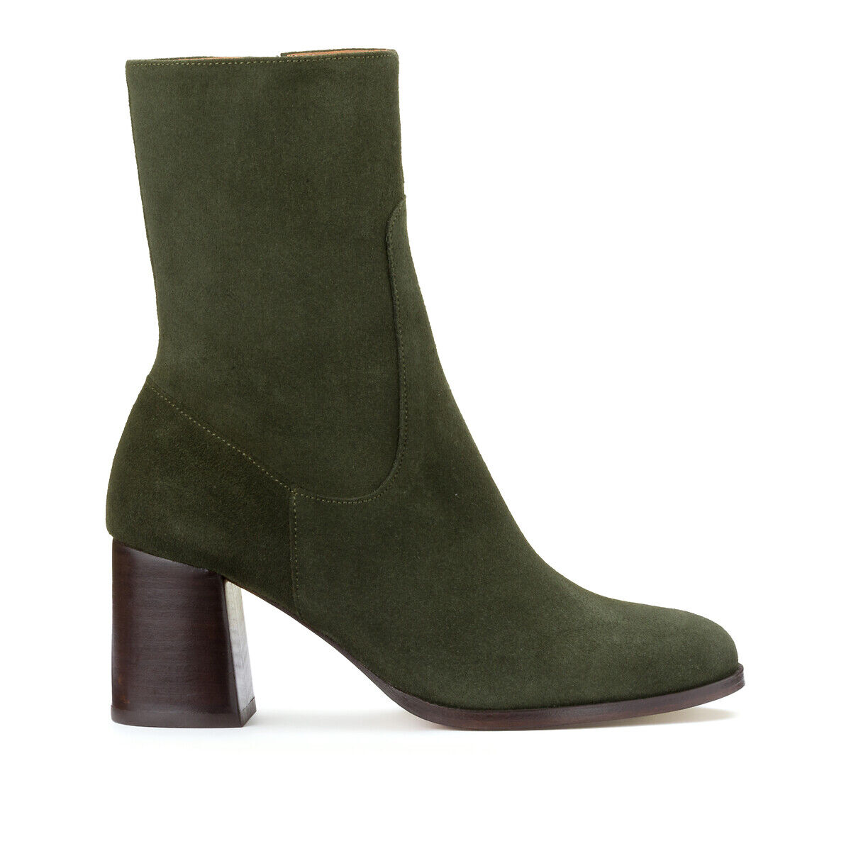 ANTHOLOGY PARIS Boots en cuir talon large GABRIELLE