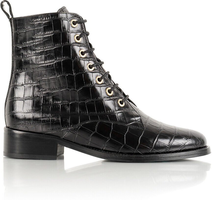 BOBBIES Bottines en cuir effet python