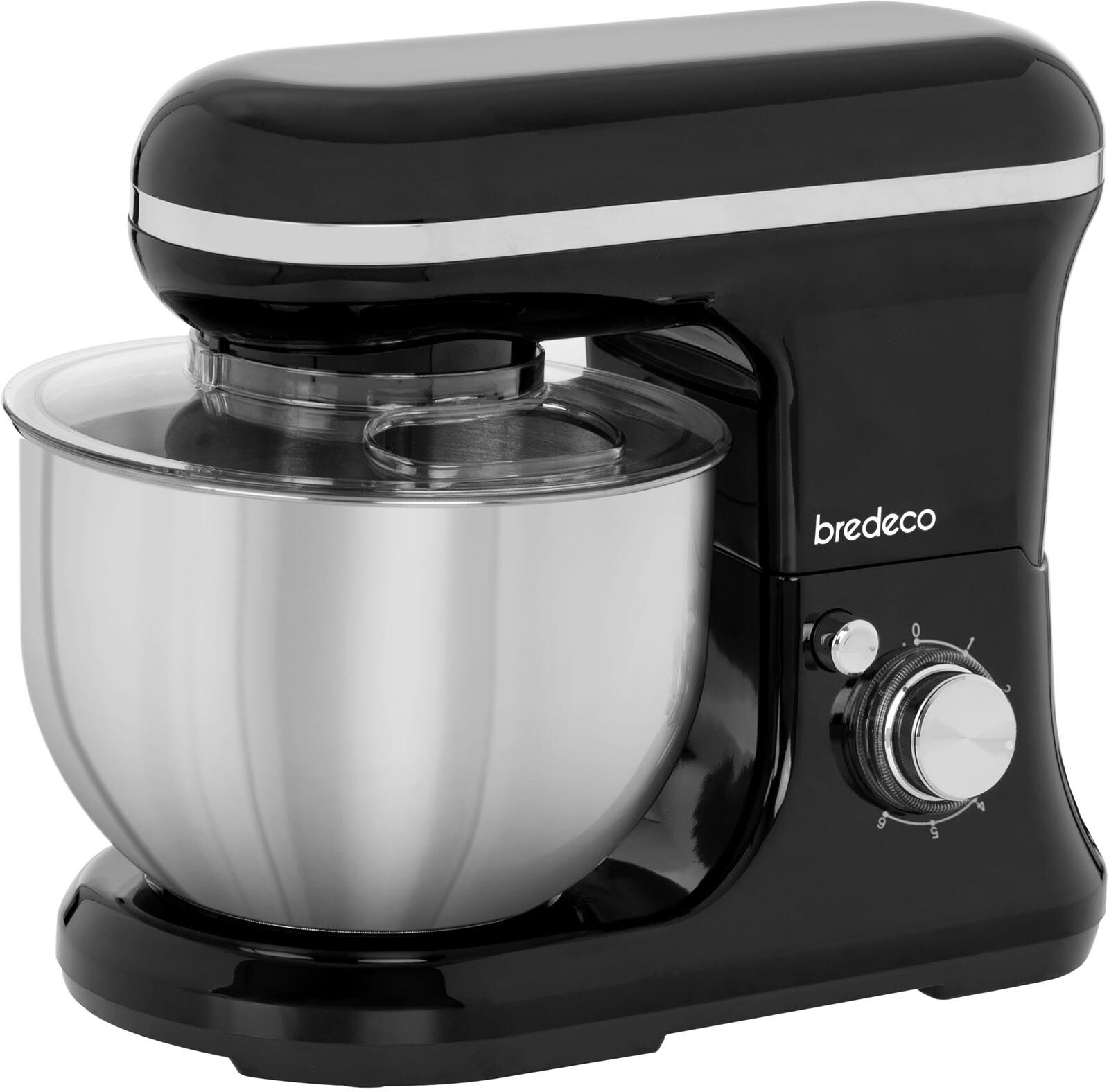 bredeco Robot pâtissier multifonction - 1 200 W - 5 l - Noir BCPM-1200B