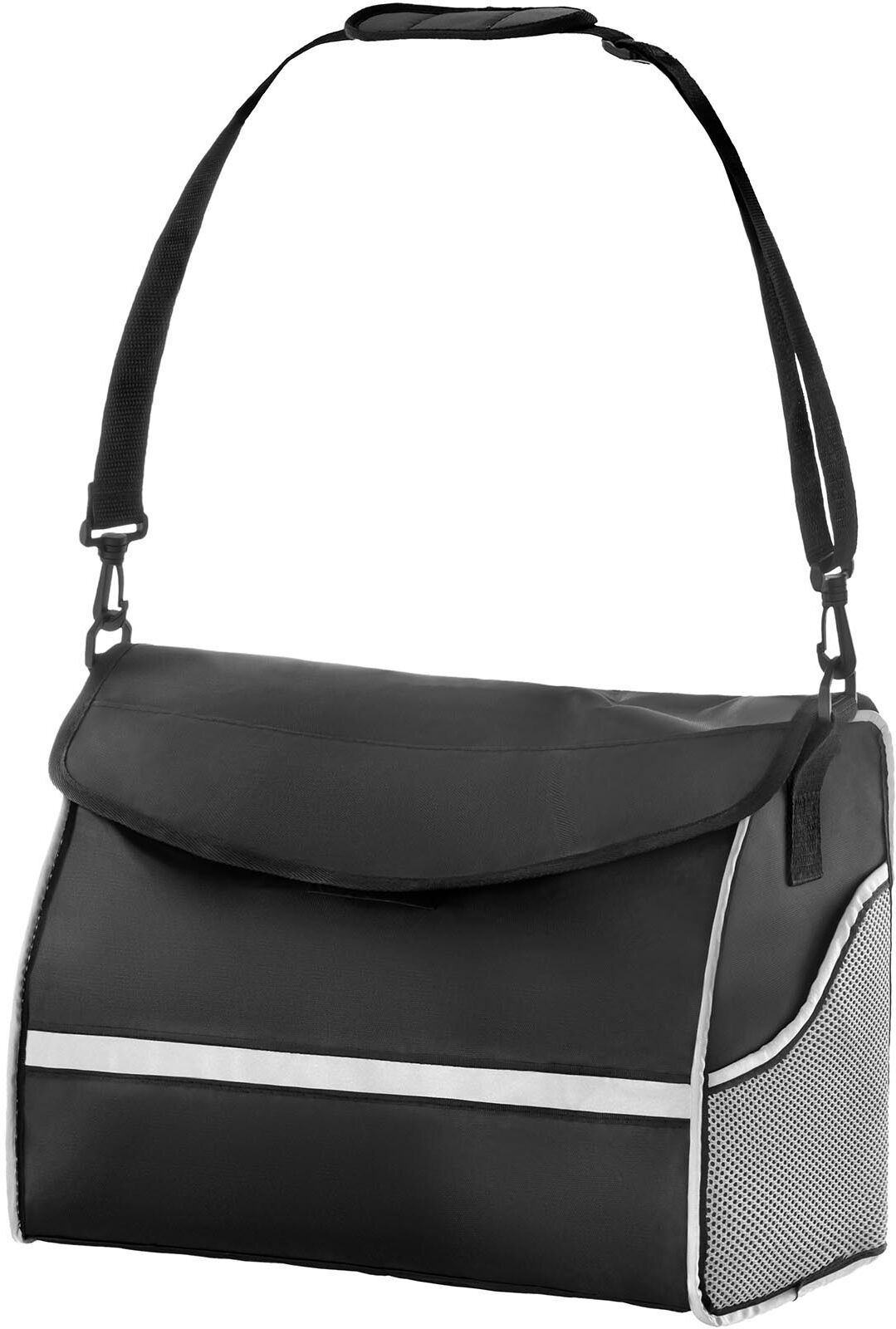 Uniprodo Grand sac pour déambulateur - Noir et argent UNI_ROLL_06 P